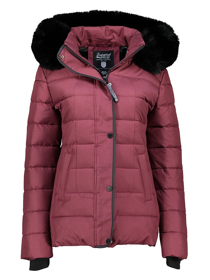 Geographical Norway Kurtka pikowana "Demoiselle" w kolorze bordowym rozmiar: M