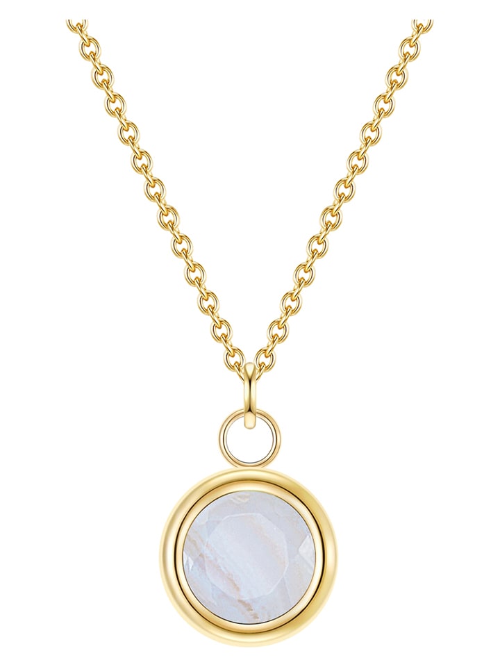 Glanzstücke München Pozłacany naszyjnik z zawieszką - dł. 40 cm rozmiar: onesize