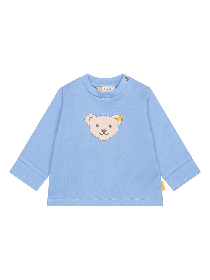 Steiff Bluza w kolorze błękitnym rozmiar: 80