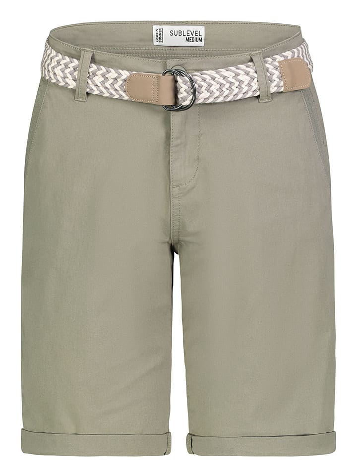 Sublevel Bermudy w kolorze oliwkowym rozmiar: XL