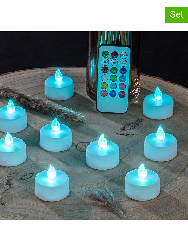 Profiline Świeczki LED (10 szt.) w kolorze białym - wys. 4,1 x Ø 3,8 cm rozmiar: onesize