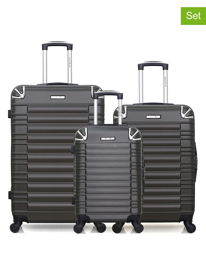 BlueStar 3-częściowy zestaw "Lima" w kolorze czarnym rozmiar: onesize