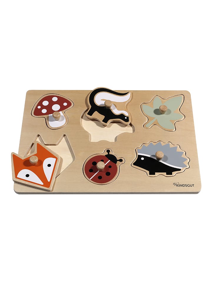 Kindsgut 6-częściowe puzzle - 12 m+ rozmiar: onesize