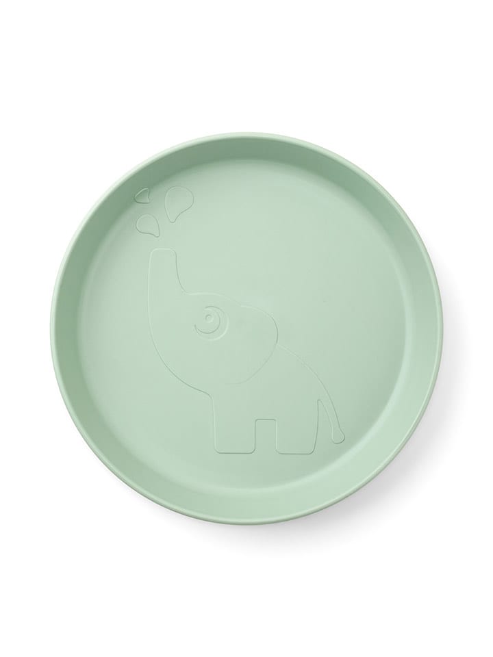 done by deer Talerz "Elphee" w kolorze miętowym do nauki jedzenia - Ø 18,5 cm rozmiar: onesize