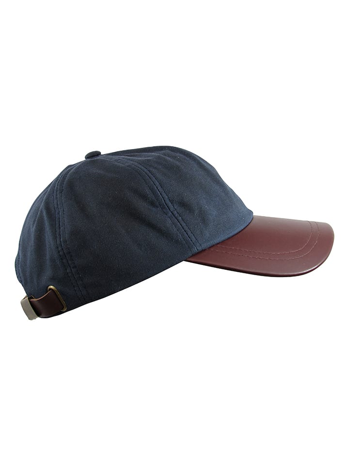 MGO leisure wear Czapka "Harry" w kolorze granatowo-brązowym rozmiar: onesize