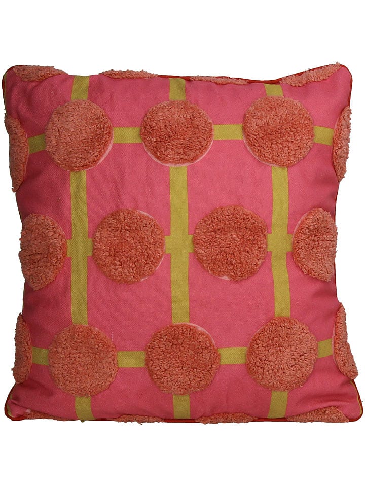 Kersten Poduszka w kolorze różowo-zielonym - 45 x 45 cm rozmiar: onesize