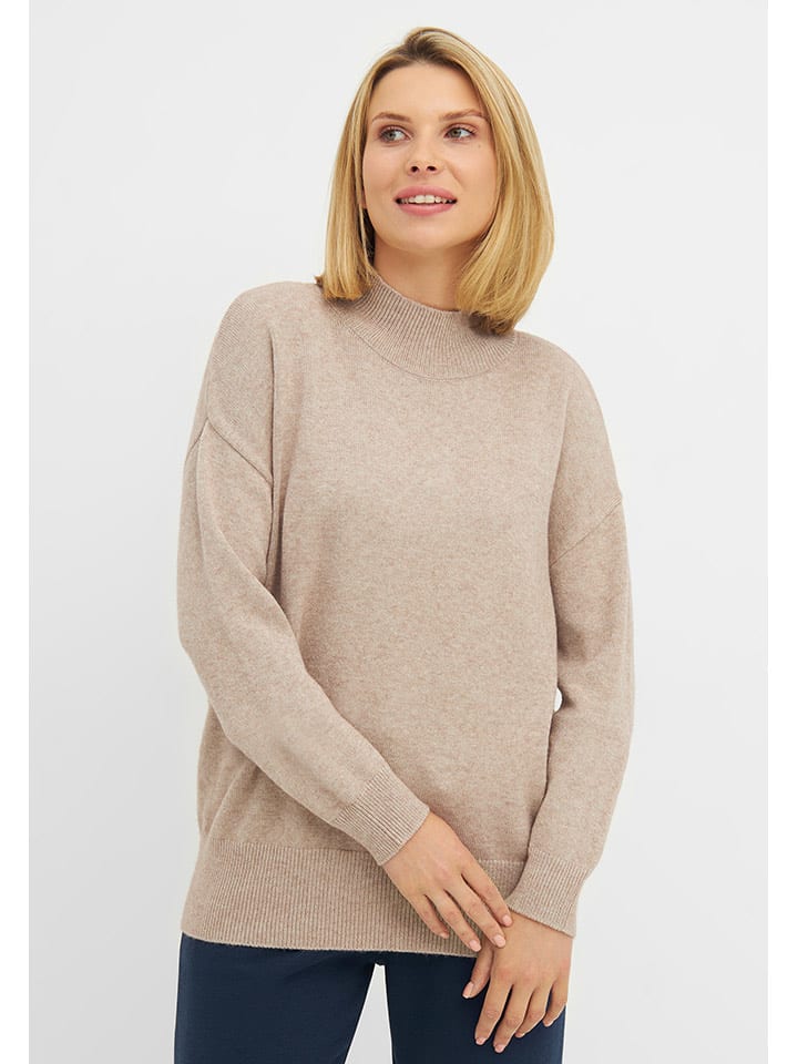 Bench Sweter "Hedda" w kolorze beżowym rozmiar: 38