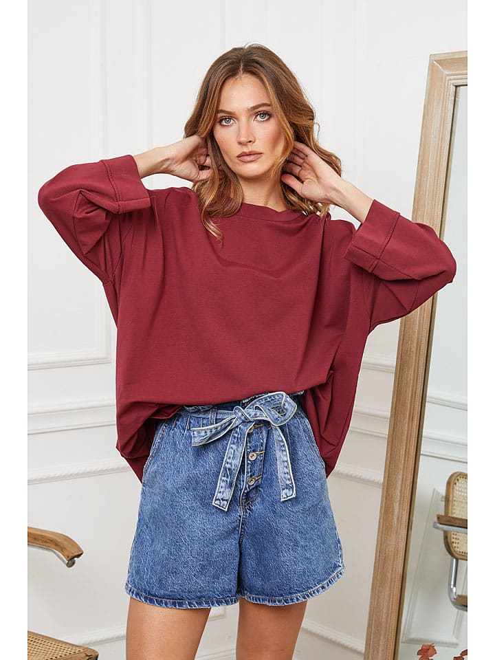 Joséfine Koszulka "Paladium" w kolorze bordowym rozmiar: S