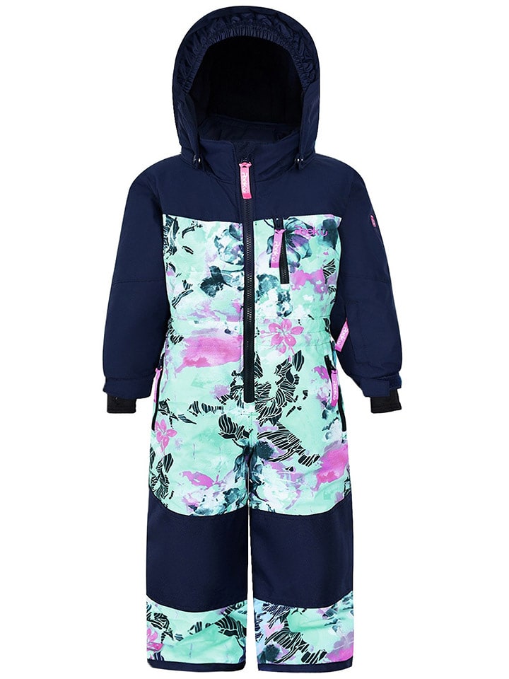 Peek U Kombinezon zimowy "Celestia" w kolorze granatowo-błękitnym rozmiar: 110