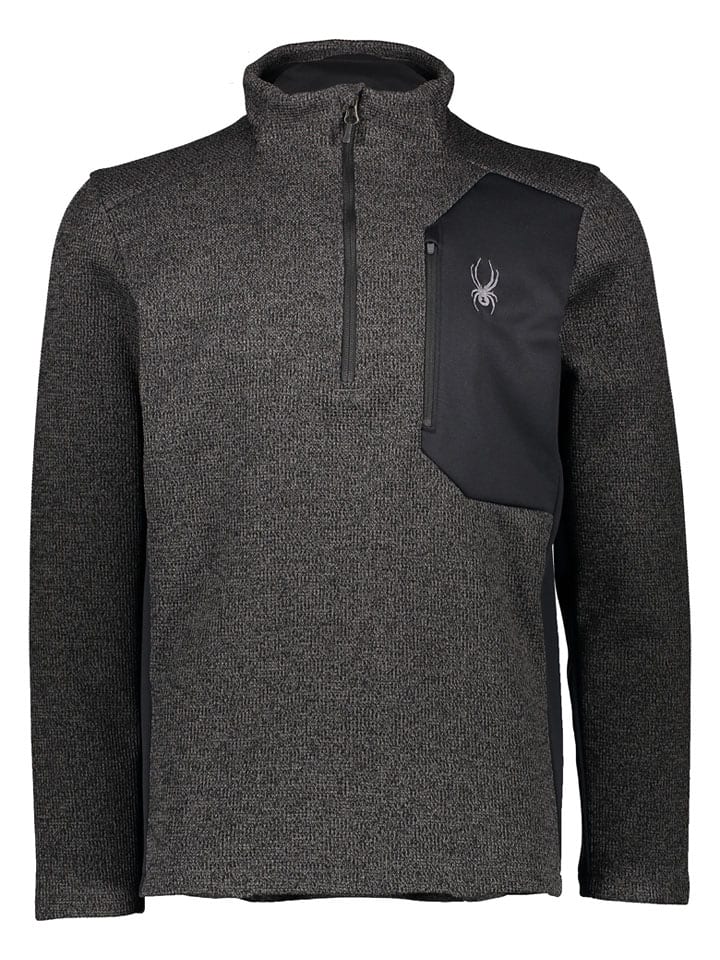 SPYDER Bluza polarowa "Bandit" w kolorze antracytowym rozmiar: XXL
