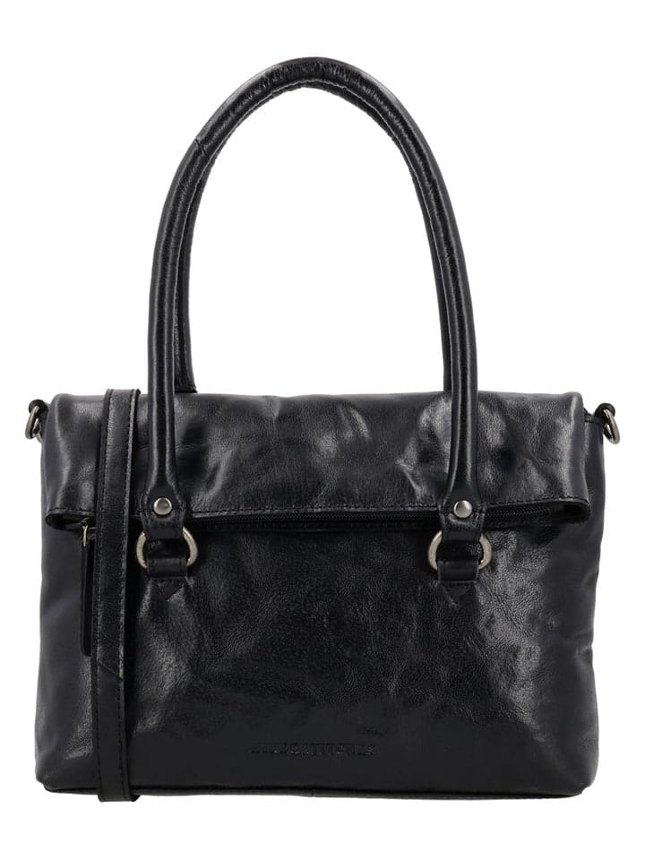 HIDE & STITCHES Skórzana torebka "Westland" w kolorze czarnym - 29 x 20 x 7 cm rozmiar: onesize