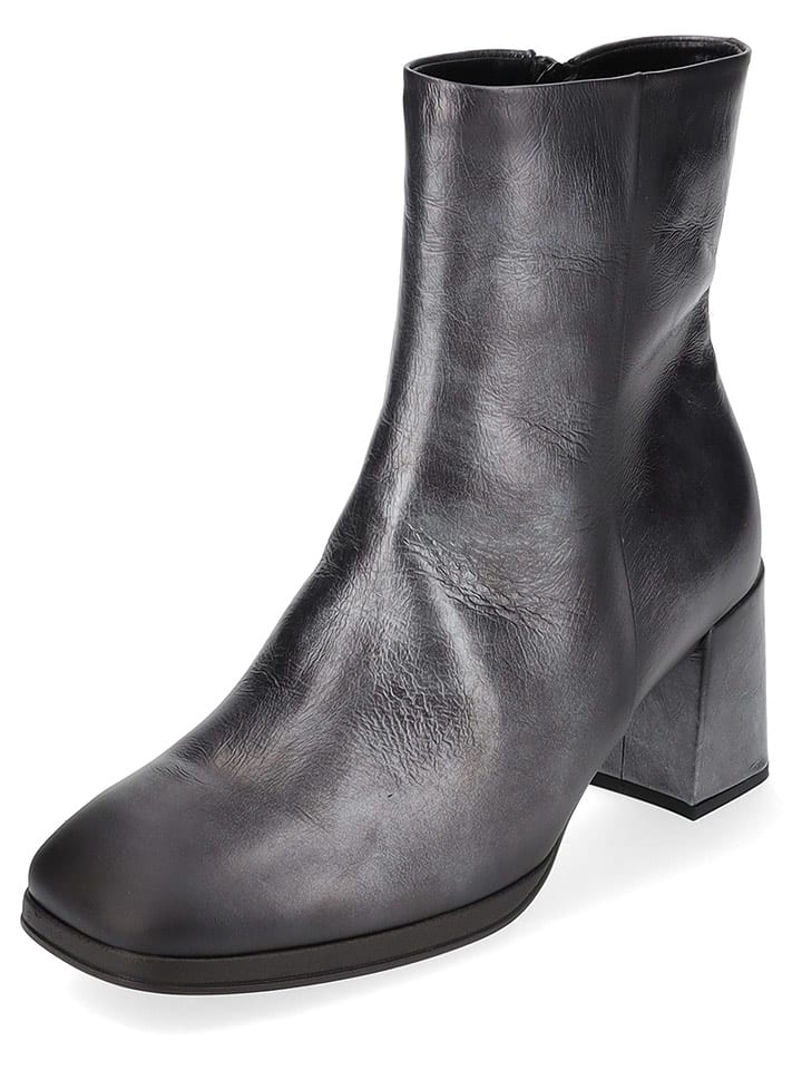 Gabor Skórzane botki w kolorze antracytowym rozmiar: 38