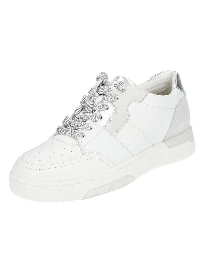 Paul Green Skórzane sneakersy w kolorze białym rozmiar: 37,5