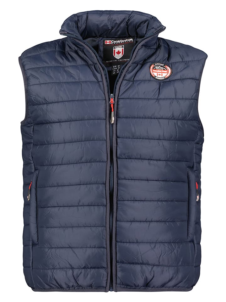 Canadian Peak Kamizelka pikowana "Vatikeak" w kolorze granatowym rozmiar: 152