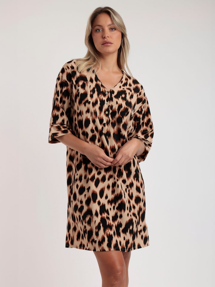 admas Sukienka w kolorze beżowym rozmiar: M