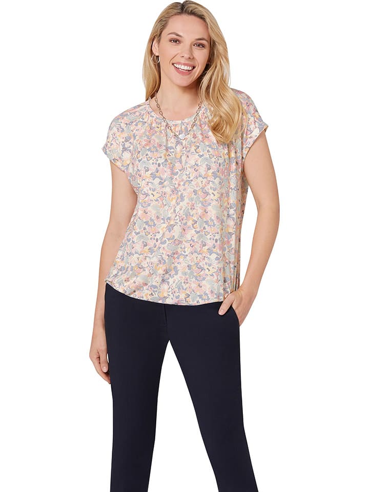 WITT WEIDEN Koszulka w kolorze kremowo-jasnoróżowo-błękitnym rozmiar: 52