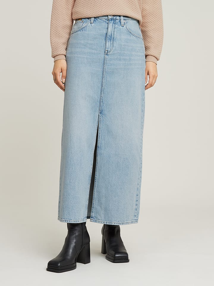 G-Star Spódnica dżinsowa w kolorze błękitnym rozmiar: W28