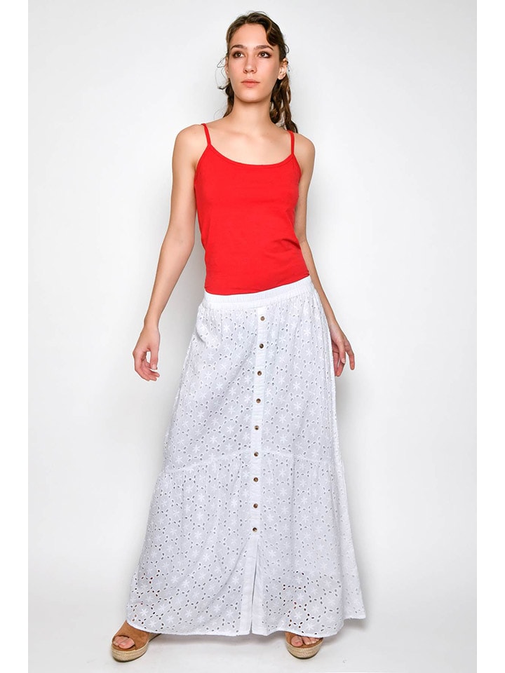 H.H.G. Spódnica w kolorze białym rozmiar: L