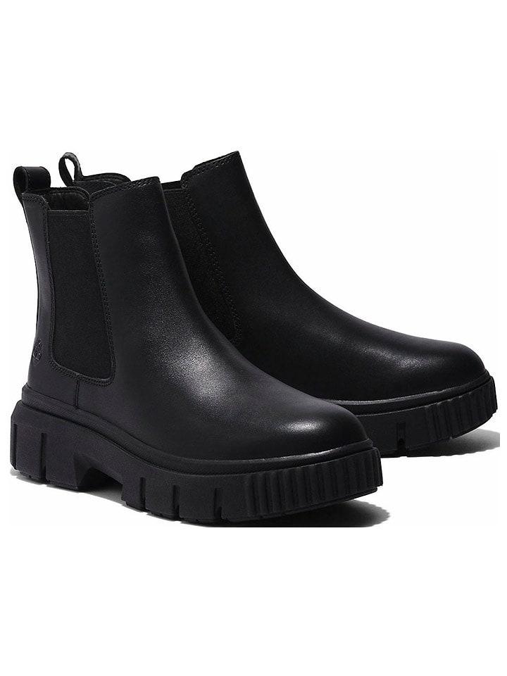 Timberland Skórzane sztyblety "Greyfield" w kolorze czarnym rozmiar: 40