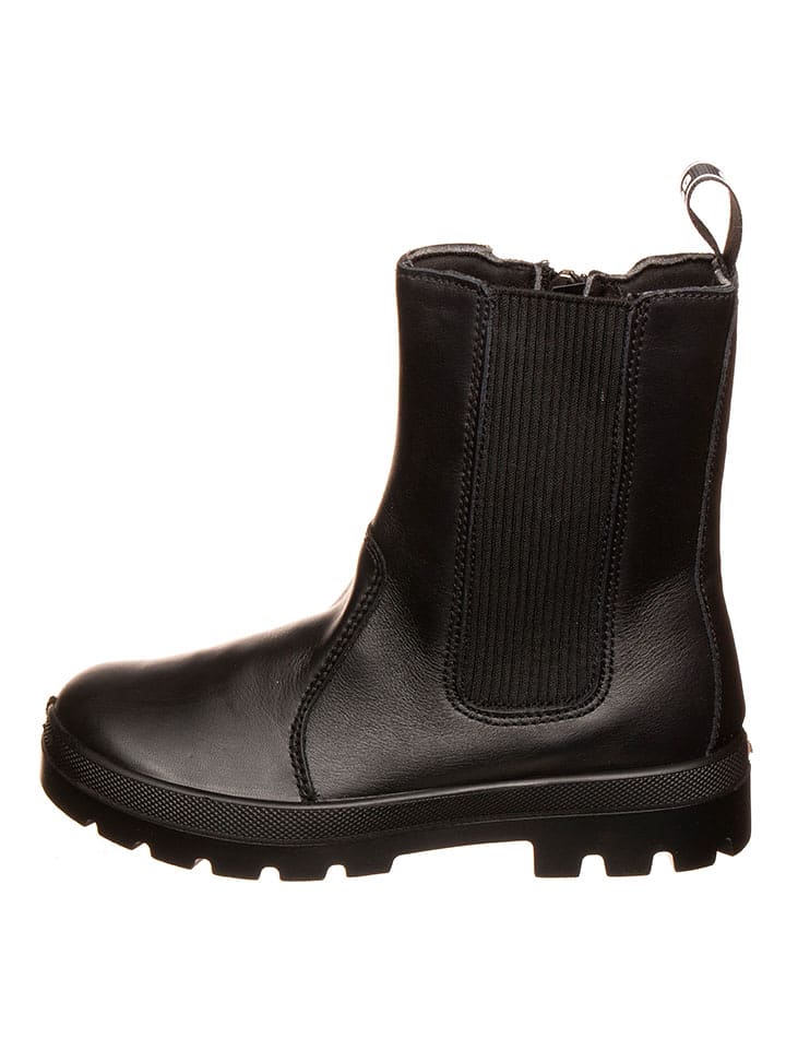 Primigi Skórzane botki "Rocky" w kolorze czarnym rozmiar: 30