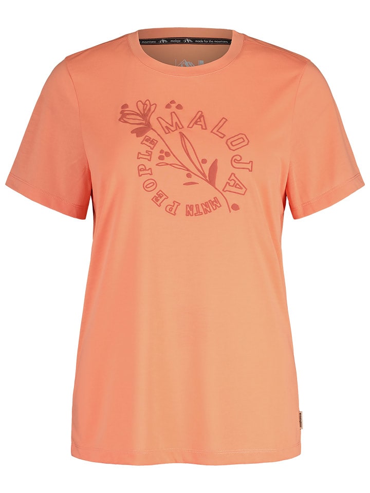Maloja Koszulka kolarska "KarkogelM" w kolorze pomarańczowym rozmiar: S