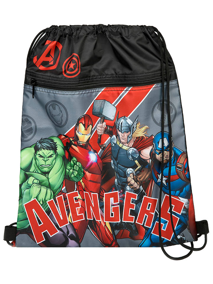 MARVEL Avengers Worek "Avengers" w kolorze czarnym na buty rozmiar: onesize