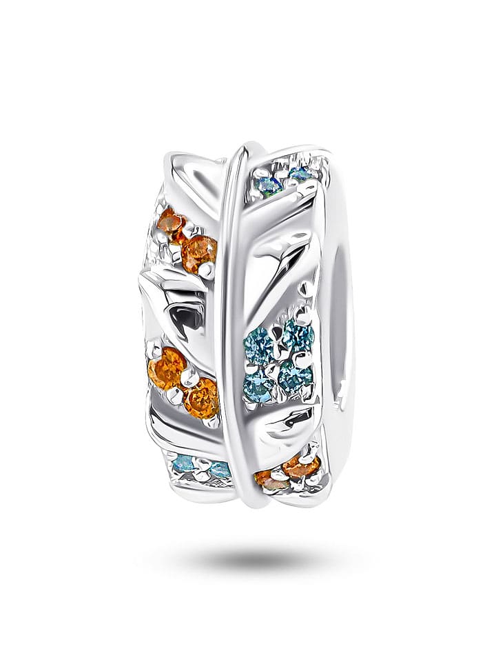 CHARM'S Srebrny charms z cyrkoniami rozmiar: onesize