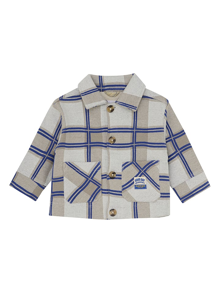 Noppies Kurtka koszulowa w kolorze niebiesko-szarym rozmiar: 74