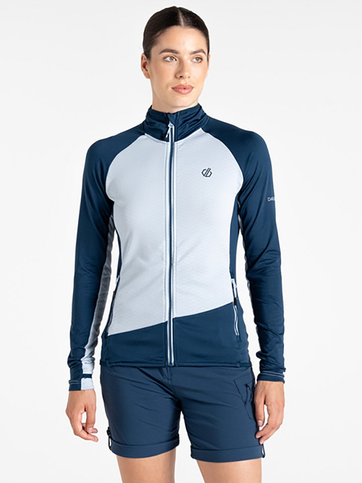 Dare 2b Kurtka polarowa "Evolving Core" w kolorze biało-granatowym rozmiar: 42