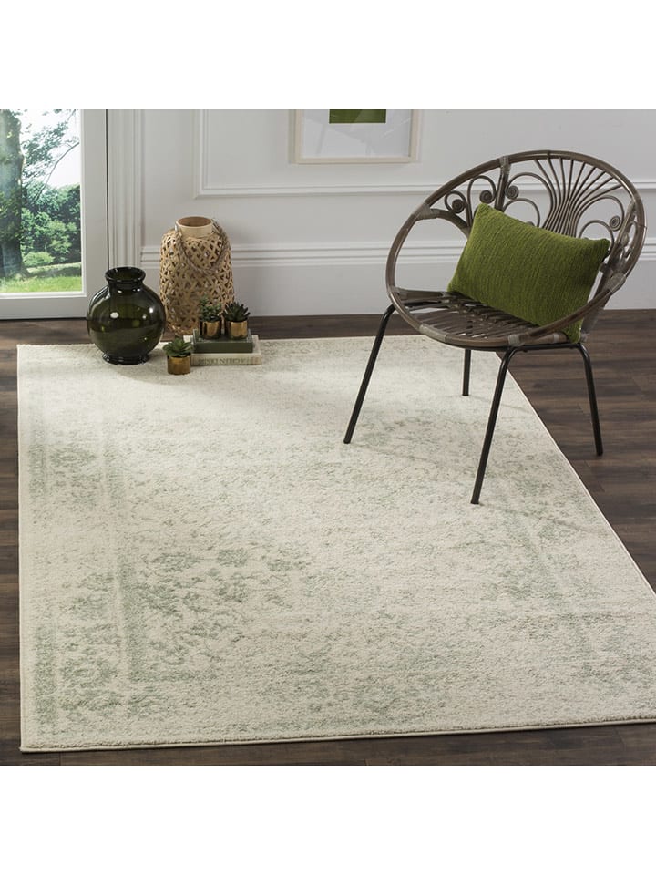 Safavieh Dywan "Adirondack" w kolorze kremowo-zielonym rozmiar: 76x122 cm