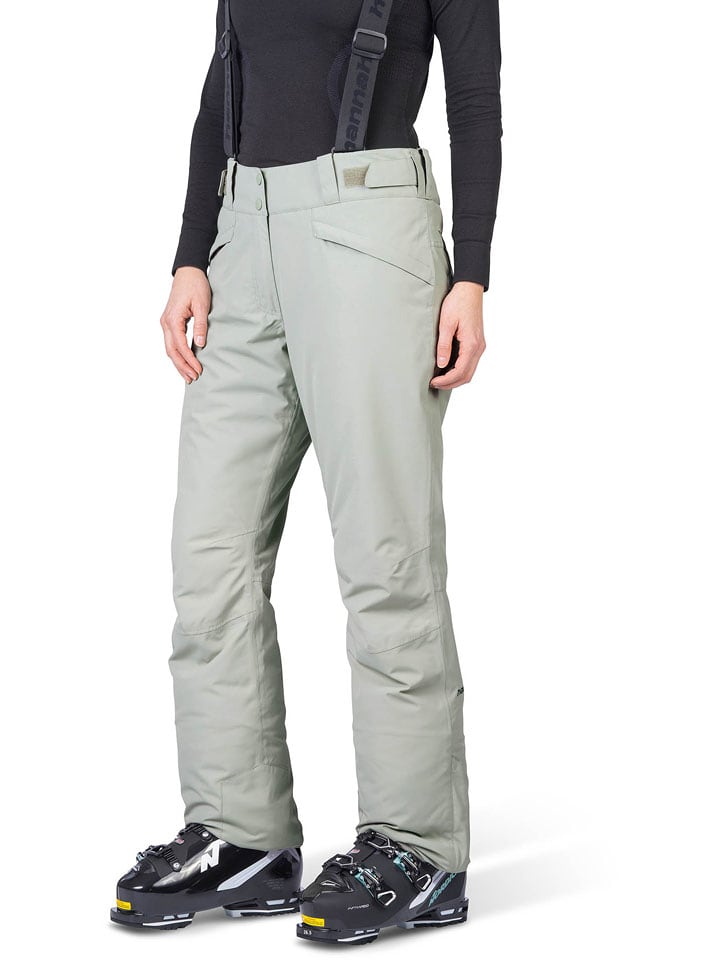 Hannah Spodnie narciarskie "Awake II" w kolorze zielonym rozmiar: 42