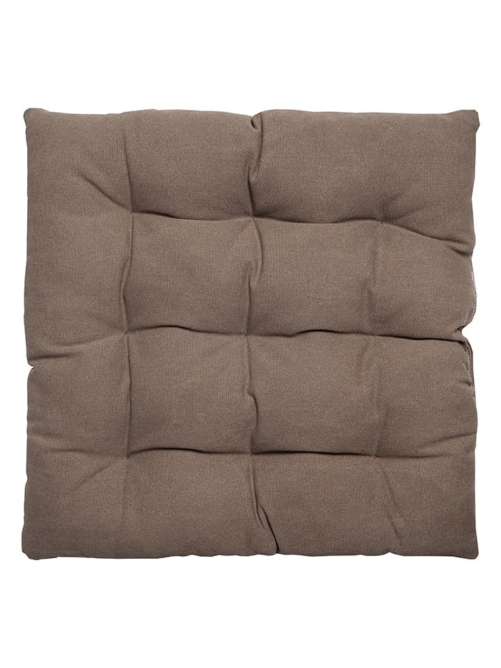 little nice things Poduszka podłogowa "Calma" w kolorze brązowym - 60 x 60 cm rozmiar: onesize