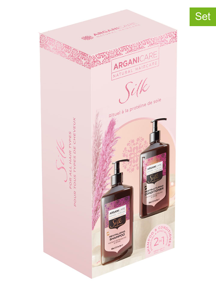 Argani Care 2-częściowy zestaw do włosów "Duo Box - Silk" rozmiar: onesize