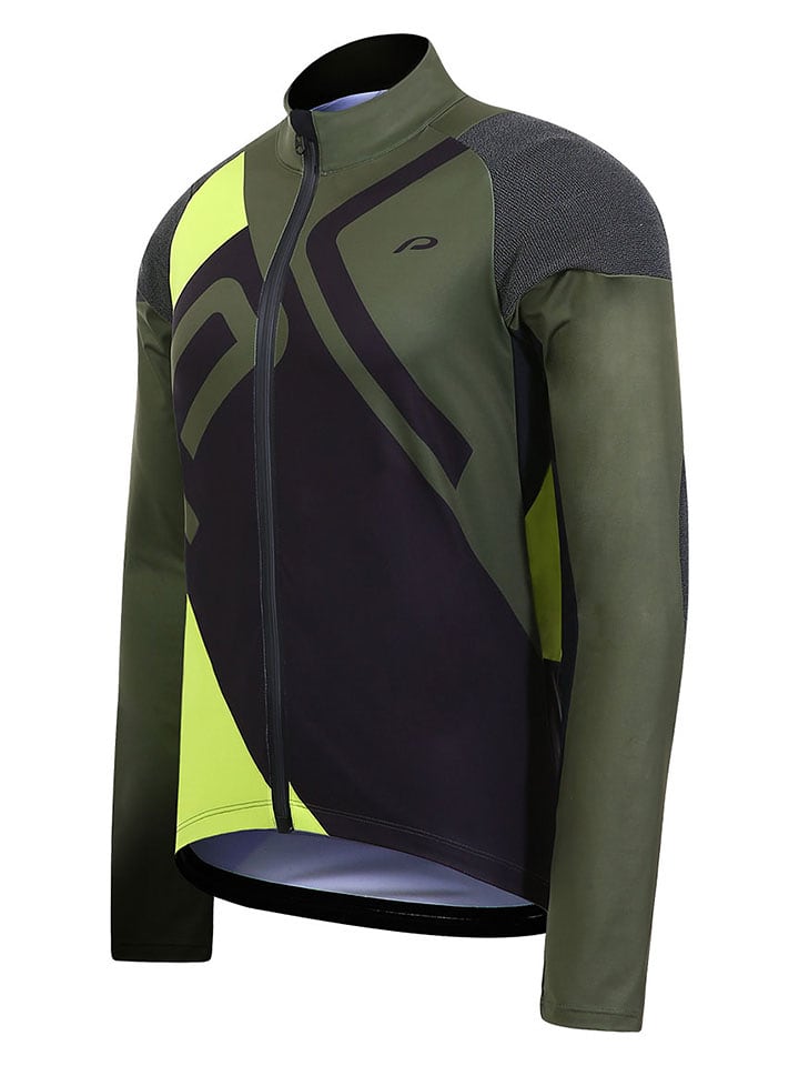 Protective Koszulka kolarska "Stain" w kolorze oliwkowo-granatowo-zielonym rozmiar: M