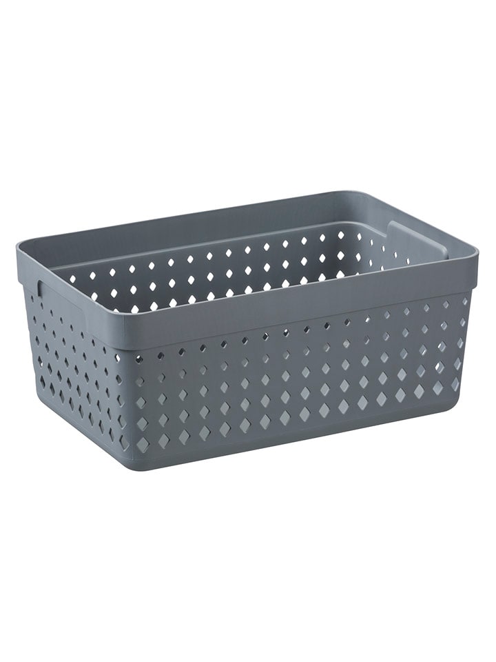 NHG Kosz w kolorze szarym - 23,8 x 10 x 15,8 cm rozmiar: onesize