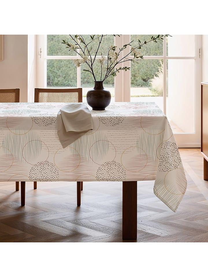 Mint Rugs Obrus "Nordic Naroa" w kolorze biało-żółto-czarnym rozmiar: 155x250 cm