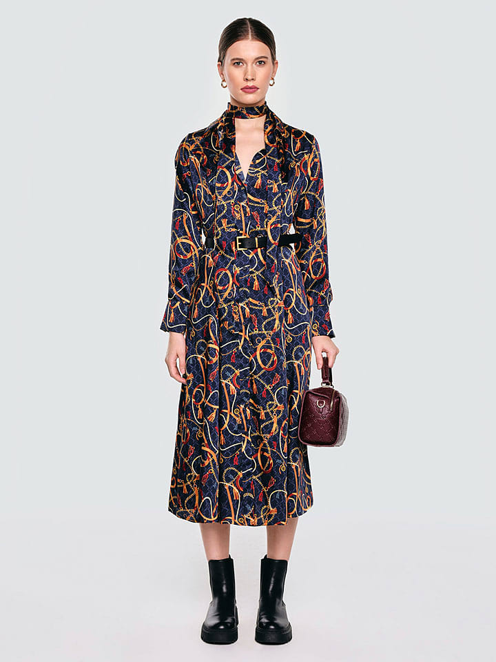 BIG STAR Sukienka w kolorze granatowym rozmiar: M