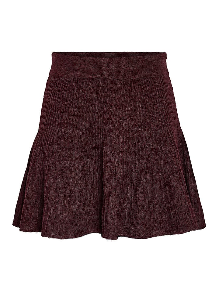 Noisy may Spódnica dzianinowa w kolorze bordowym rozmiar: XS