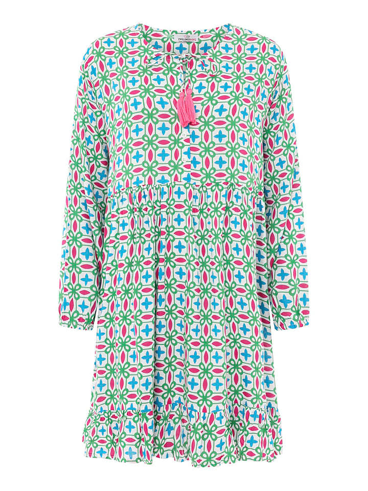 Zwillingsherz Sukienka ze wzorem rozmiar: S/M