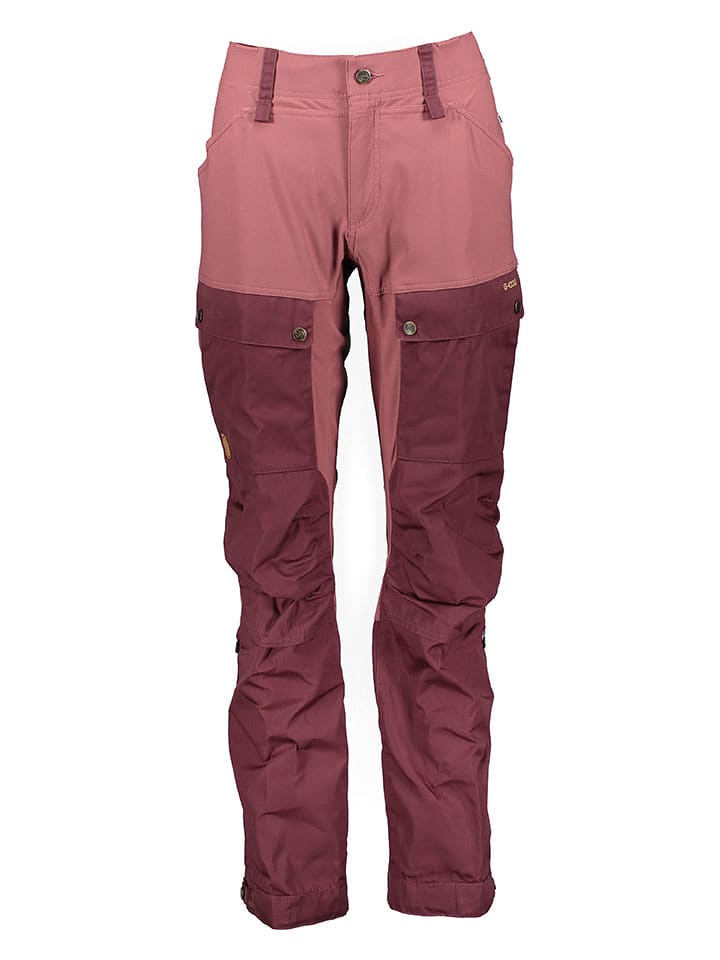 FJÄLLRÄVEN Spodnie funkcyjne "Keb" w kolorze jasnoróżowym rozmiar: 42