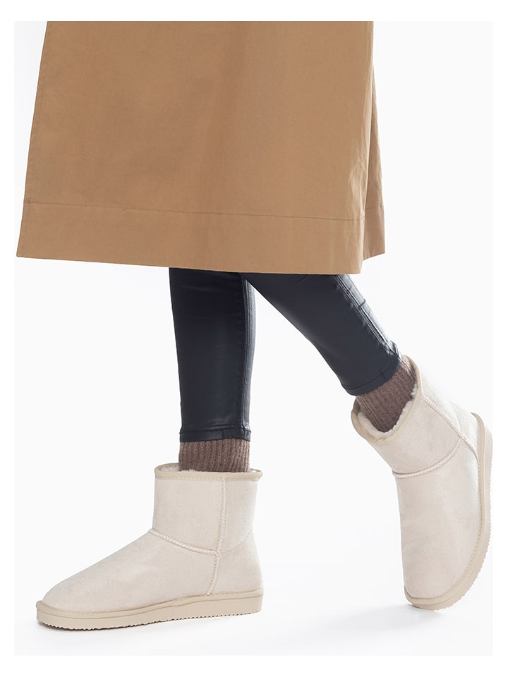ISLAND BOOT Botki zimowe "Stela" w kolorze kremowym rozmiar: 37
