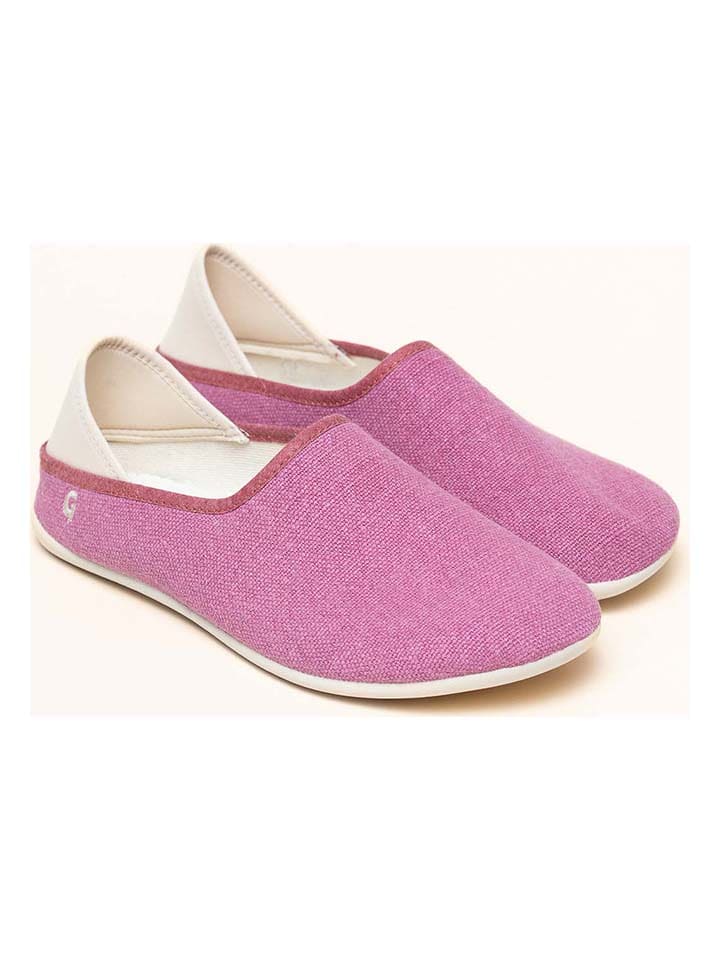 kitz-pichler Kapcie "Linen Slip-On" w kolorze fioletowym rozmiar: 38