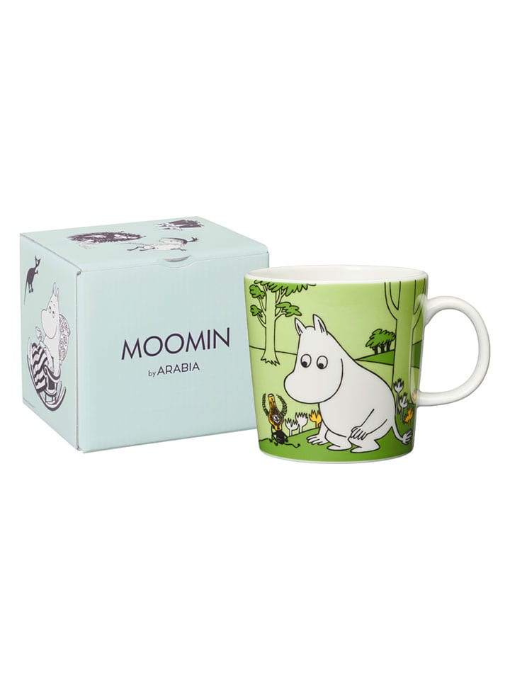Moomin Kubek "Moomintroll" w kolorze zielonym - 300 ml rozmiar: onesize