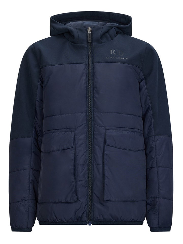 Retour Kurtka pikowana "Ashton" w kolorze granatowym rozmiar: 110