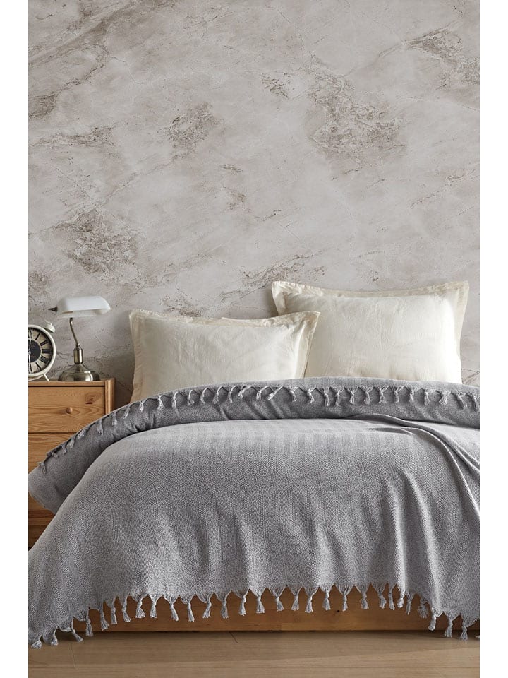 Mijolnir Narzuta "Berlino" w kolorze szarym rozmiar: 200x220 cm