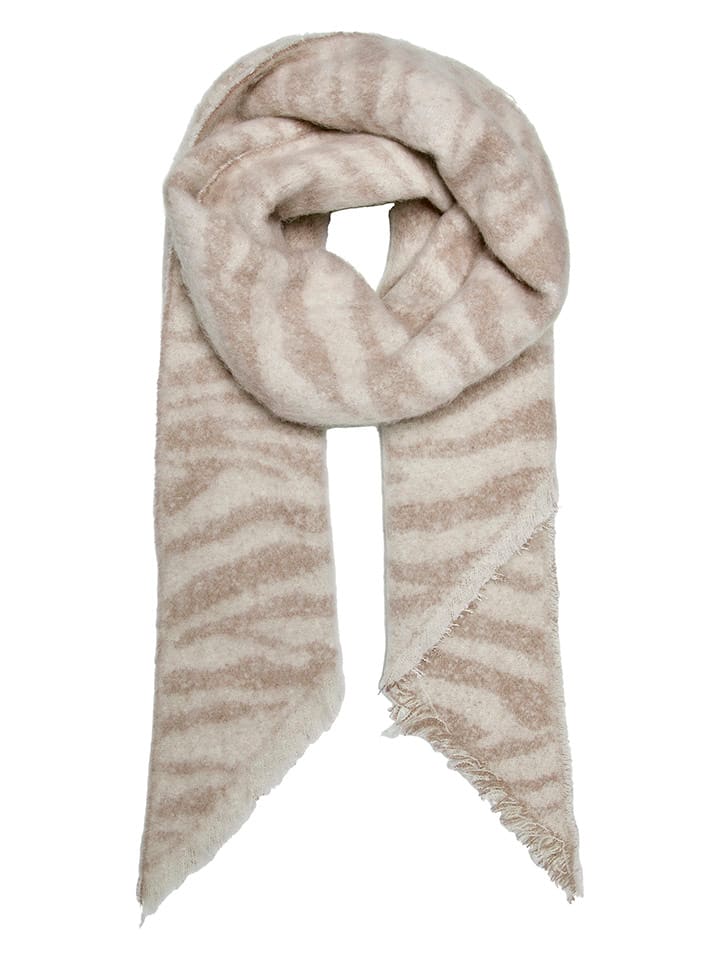 ONLY Szal w kolorze beżowo-kremowym rozmiar: onesize