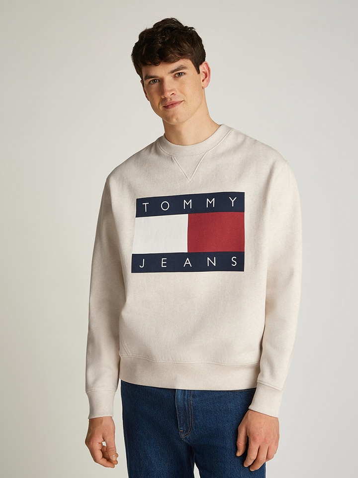 TOMMY JEANS Bluza w kolorze kremowym rozmiar: M
