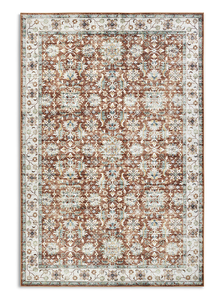 Elle Decoration Dywan "Saveh" w kolorze czerwono-kremowym rozmiar: 80x150 cm