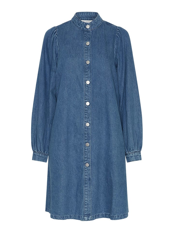 MOSS COPENHAGEN Sukienka dżinsowa w kolorze niebieskim rozmiar: S