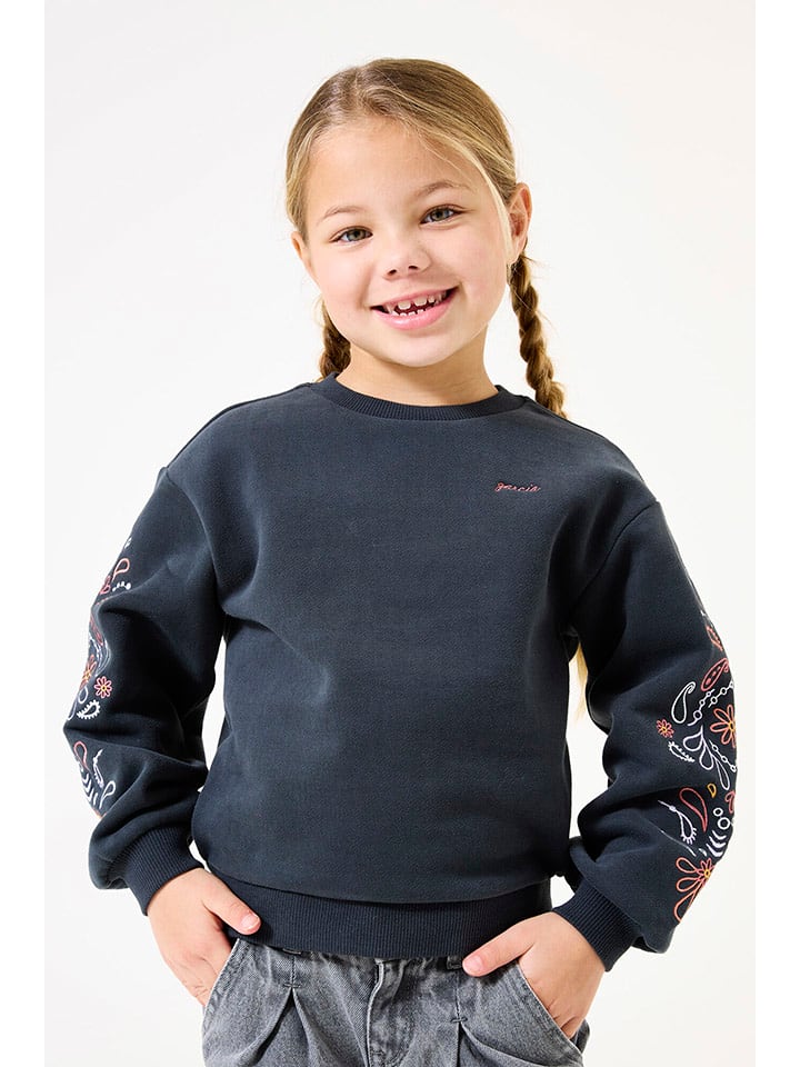 Garcia Bluza w kolorze antracytowym rozmiar: 116/122